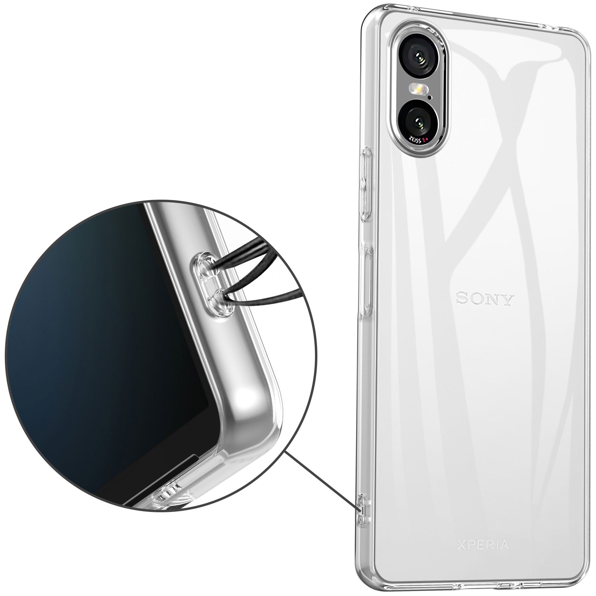 For Sony Xperia 10 VI Case Anti-fingerprint High Transparency TPU Phone Cover For Sony Xperia 10 VI Case Anti-fingerprint High Transparency TPU Phone Cover